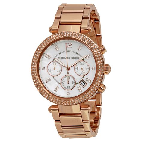 michael kors parker gold tone watch|michael kors watches mk5491.